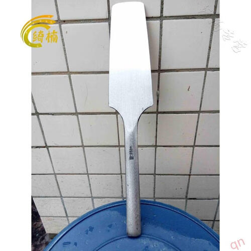家用五金工具砖刀重庆大足龙水白色圆把双面瓦刀砌刀砌砖刀瓦工工具泥刀 白色双面圆把瓦刀（中号）
