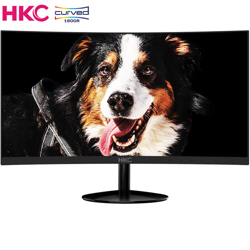HKC 23.6英寸 VA面板 黑色 1800R曲面屏 hdmi纤薄微边框 1080p 宽屏 滤蓝光不闪屏 电脑液晶显示器 C240