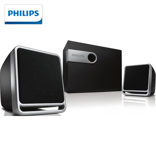 飞利浦（PHILIPS）SPA2341 音箱音响电脑台式低音炮家用多媒体2.1音箱桌面笔记本客厅电视通用超重低音音响