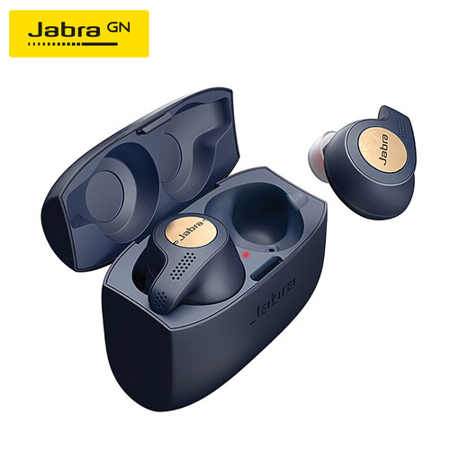 捷波朗（Jabra）Elite Active 65t 动感版 臻律 真无线耳机 入耳式运动耳机耳麦通话蓝牙耳机防水防尘 蓝色