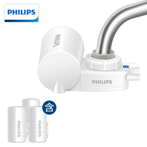 飞利浦（PHILIPS） WP3828/00 一机四芯套装（含附件） 水龙头净水器 厨房过滤净水机