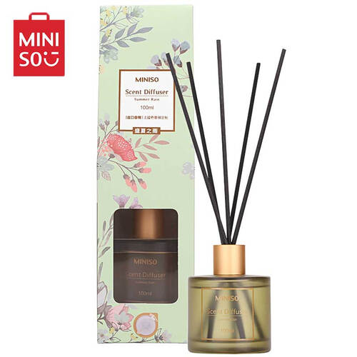 京东超市名创优品（MINISO）无火香薰藤条家用室内卫生间卧室摆件去除异味香