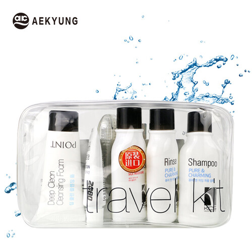 京东超市爱敬 便携旅行洗护套装 迷你6件套（ 洗发水60ml+护发素60ml+沐浴液60ml+洗面奶30g+牙膏20g+牙刷*1）