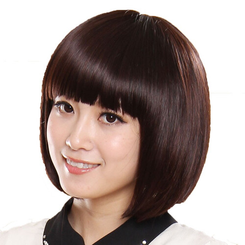 恒发假发 女短发假发透气秋季波波bobo头套发套抖音网红同款波波头发型自然假头发 【全新升级】齐刘海蜜糖色送五件套