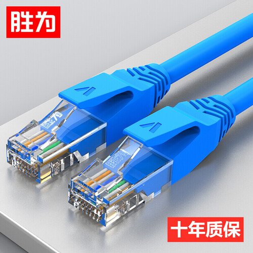 胜为（shengwei）超五类网线电脑成品网线 15米蓝色 纯铜百兆cat5e类网络跳线 LC-2150C