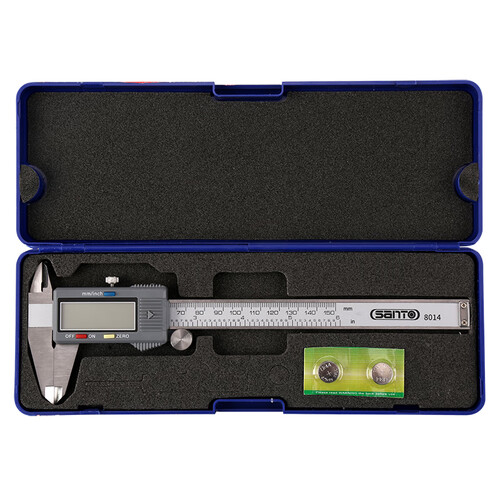 赛拓（SANTO）电子数显游标卡尺150mm 不锈钢高精度数字型卡尺 电子卡尺8014