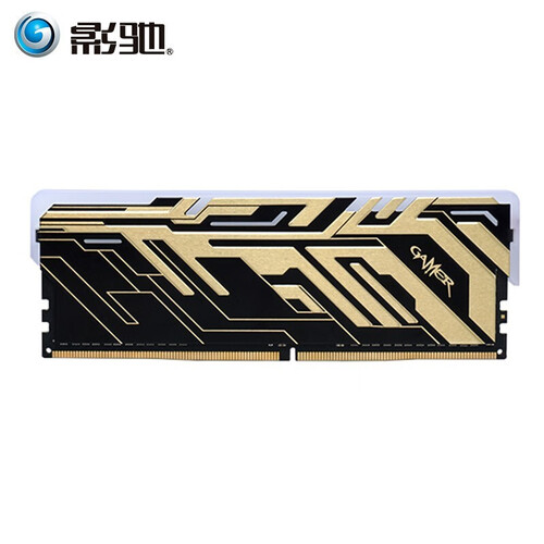 影驰 GAMER内存条8G DDR4 2400/2666/3000 四代台式机内存条 DDR4-3000 8GB 黑橙黑金随机发货 灯条