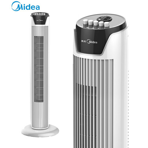 美的（Midea）电风扇家用塔扇无叶风扇/电风扇/静音空调扇/立式电扇落地扇 FZ10-17DW