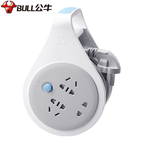 公牛（BULL） 卷线盘/工程接线/移动电缆电线盘/无线10米20米30米50米工地盘插 GN-802(S) 10M1平方