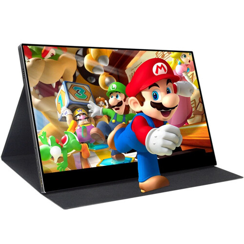 维辰思15.6英寸144hz游戏ps4便携式显示器4k触摸屏switch手机电脑笔记本外接显示屏幕 15.6英寸 4K HDR 触摸电池版+皮套