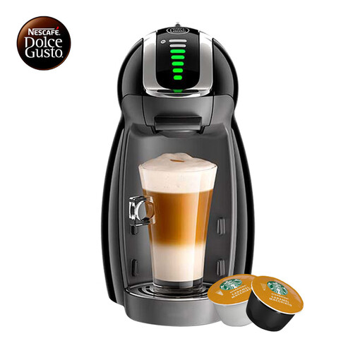 雀巢多趣酷思(Nescafe Dolce Gusto)胶囊咖啡机 家用 商用 全自动 升级款 Genio 黑色
