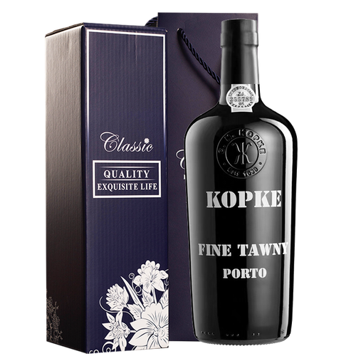 胡安妮塔波特晚安酒 葡萄牙进口kopke科普克茶色Porto波特酒甜红葡萄酒女士晚安酒 750ml