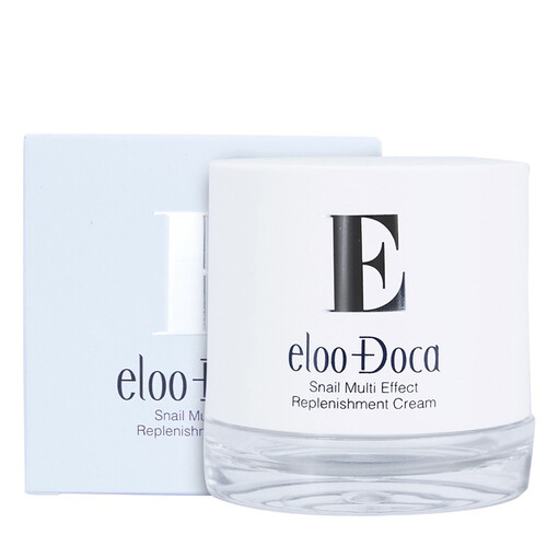 法国艾璐卡四件套五件套Eloo Doca官网正品套装洗面奶羊奶霜蜗牛霜乳液保湿补水修护套装 蜗牛多效爆水霜50g