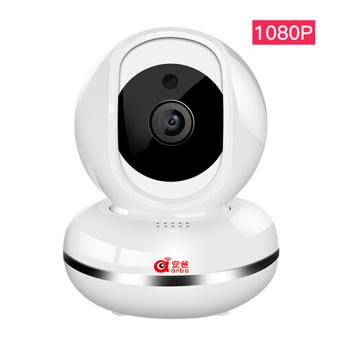 安爸 无线监控摄像头监控器 手机wif远程监控摄像头1080P高清夜视智能网络摄像家庭监控器家用看店 1080P