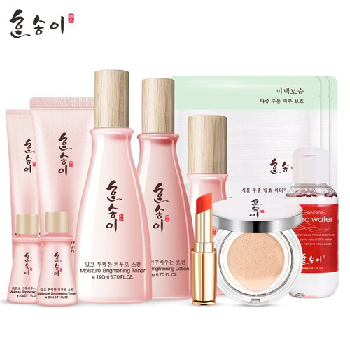 韩朵 孕妇护肤品套装樱花系列纯补水保湿亮肤6件套哺乳期护肤套装化妆品 护肤套装 通用