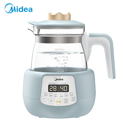 京东超市美的（Midea）恒温调奶器 暖奶器电热水壶温奶器1.2L 多功能母婴儿冲泡奶粉消毒器