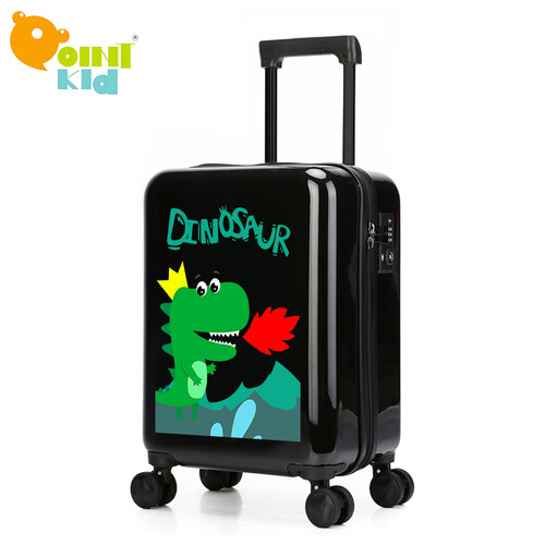 PointKid 20英寸小男孩拉杆箱可爱行李箱宝宝旅行箱万向轮登机箱喷火恐龙