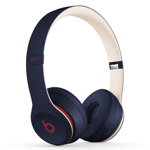 Beats Solo3 Wireless头戴式 蓝牙无线耳机 手机耳机 游戏耳机 - 学院蓝 MV8W2PA/A