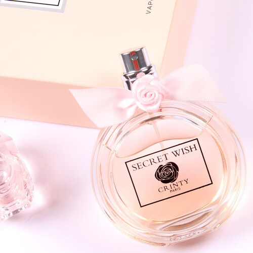 京东超市【许愿精灵】礼盒款女士香水50ml 香水女士持久淡香清新花果香调（柑橘玫瑰茉莉花)