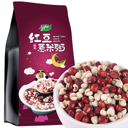 京东超市十月稻田 红豆薏仁米 （薏仁米 红小豆 红豆薏仁粥 东北 杂粮 粗粮  大米伴侣）1kg