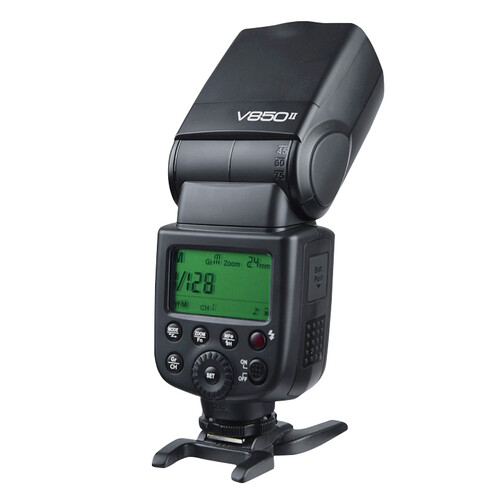 神牛（Godox）V850II 机顶闪光灯锂电池热靴灯 2.4G内置无线接收器高速外拍灯摄影灯