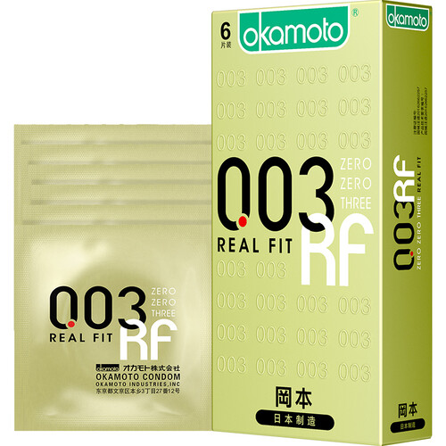 冈本避孕套超薄0.03男用安全套计生用品套套003黄金6片装成人用品  进口 产品 okamoto