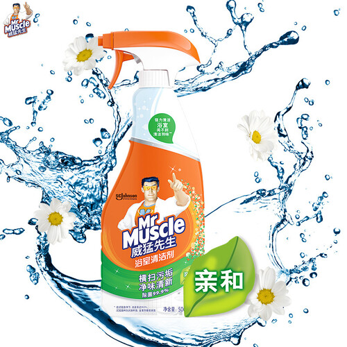 京东超市威猛先生 浴室清洁剂  500g 除菌 去除水垢 皂垢 瓷砖清洁剂 除霉剂 气味清新（新老包装随机发货）