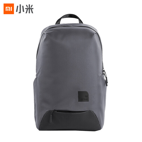 小米休闲运动双肩包 灰色 科技减压材质 / 清爽凉感 / 23L储物空间 / 4级防泼水