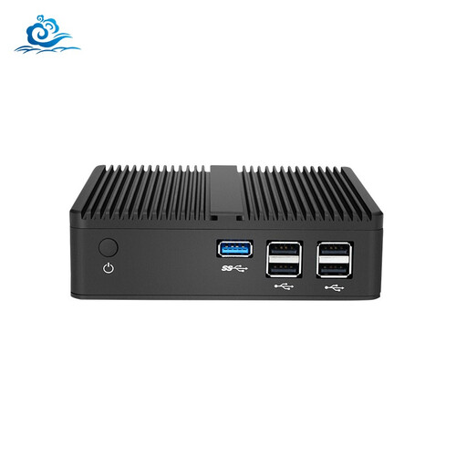 海洛云（HLY）X30迷你主机台式微型电脑htpc工控机mini pc工业小电脑主机 Intel双核-N2830 准系统 无内存硬盘WIFI  慎拍