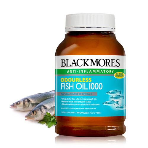 海囤全球澳洲进口 澳佳宝（Blackmores）深海鱼油软胶囊 欧米伽3 无腥味 400粒