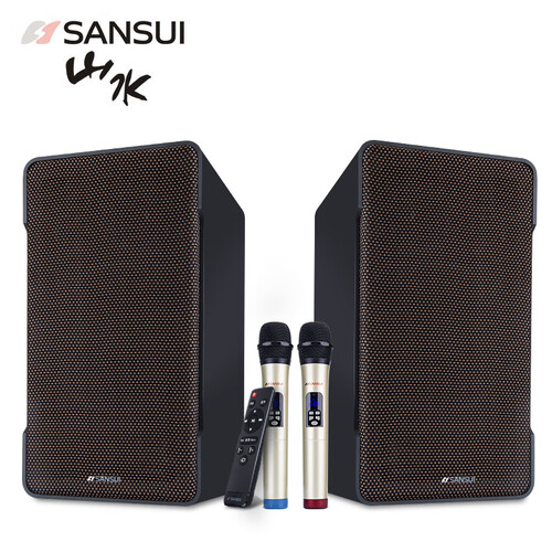 京东超市山水（SANSUI） H13家用电视K歌音响设备客厅家庭ktv音响无线蓝牙音箱会议设备套装 （8英寸）豪华版