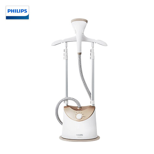 飞利浦（PHILIPS）蒸汽挂烫机 家用手持/挂式电熨斗双杆带熨衣垫 1800W五档调节 GC488/68