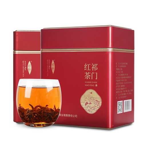 祁野祁门红茶2019新茶安徽黄山特级祁门红茶祁红香螺春茶茶叶共500g