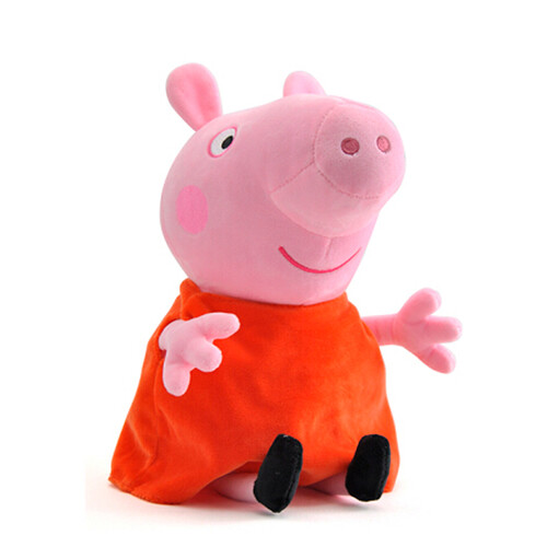 京东超市小猪佩奇（Peppa Pig）儿童毛绒玩具系列抱枕公仔男孩女孩玩偶 46cm佩奇