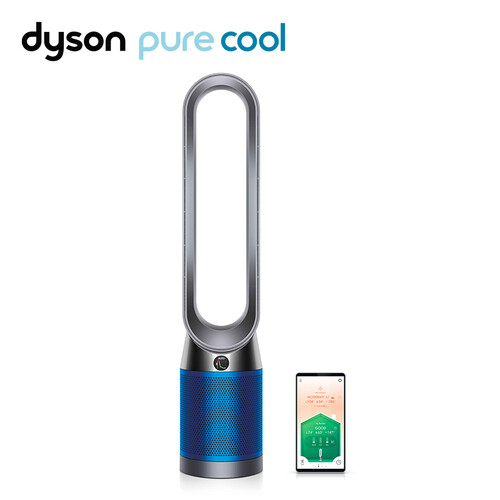 戴森（Dyson）无叶电风扇 双层滤网 循环洁净空气 APP互联 进口无叶风扇 TP04 铁蓝色【官方正品】