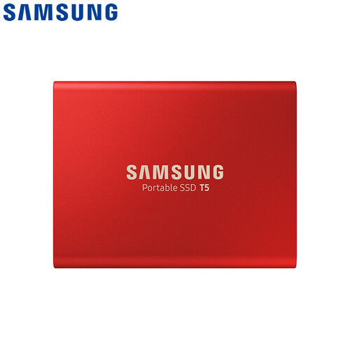 三星(SAMSUNG) 1TB Type-c USB3.1 移动硬盘 固态（PSSD）T5 金属红