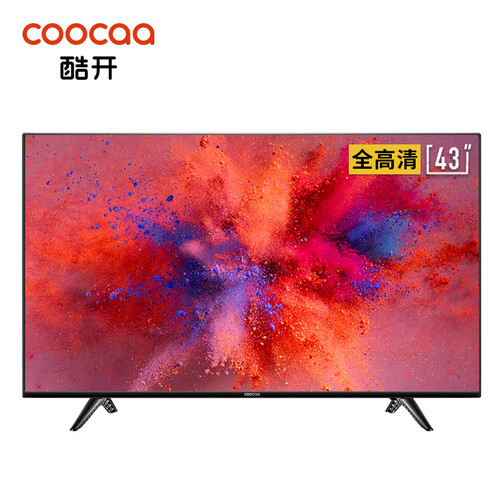 创维 酷开(coocaa) 43K5D 43英寸 全高清 智能WiFi 丰富影视 人工智能液晶网络电视机