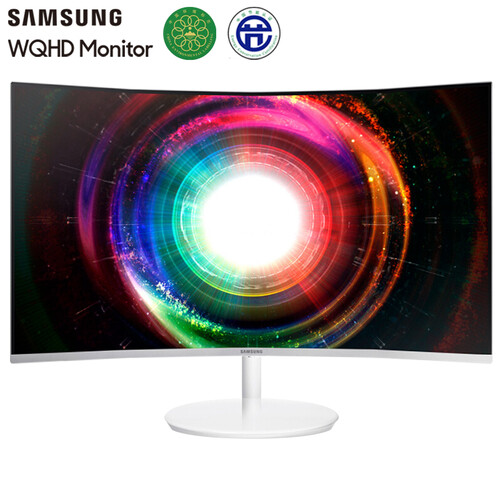 三星（SAMSUNG）31.5英寸2K/QHD高分 1800R曲率量子点技术 爱眼 HDMI/DP全高清接口 电脑显示器C32H711QEC