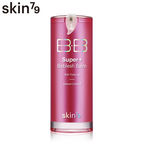 skin79 明星多效美颜霜裸妆遮瑕清爽控油提亮服帖红桶bb霜化妆品护肤品旗舰店正品女 红桶15G