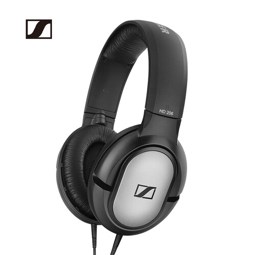 森海塞尔（Sennheiser）HD 206 专业录音监听 耳机 黑色