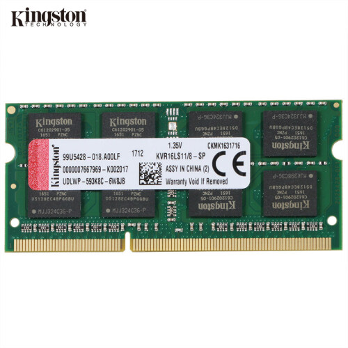 金士顿(Kingston) DDR3 1600 8GB 笔记本内存 低电压版