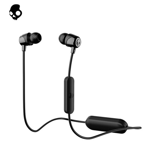 骷髅头（SKullcandy）JIB Wireless无线蓝牙耳机入耳式运动耳机电脑游戏音乐耳机通用华为苹果小米手机 黑色