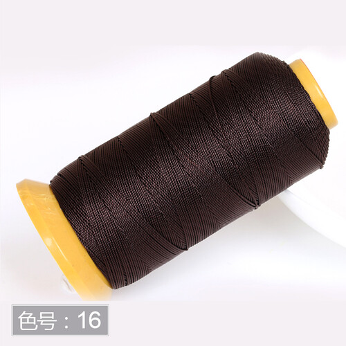 diy线股线编织线红绳项链串珠线手链红绳子项链线金三鱼塔线流苏中国结绳子红绳 深咖啡