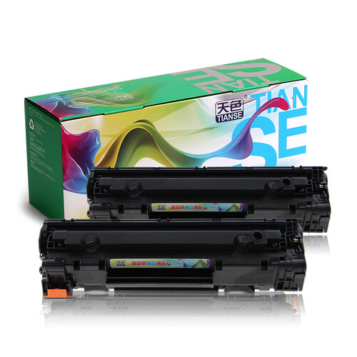 天色适用HP LaserJet Pro MFP M125A粉盒惠普M127FN打印机墨盒 CF283A易加版双支装