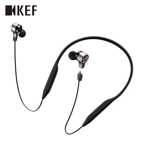 KEF Porsche Design 保时捷设计 MOTION ONE 钛金灰 无线蓝牙运动耳机带线控耳麦通话