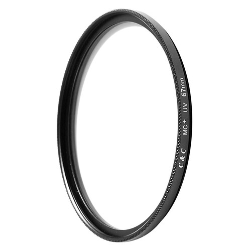 C&C MC UV镜67mm UV镜 mc uv保护镜 单反佳能 尼康 索尼 相机滤镜 滤光镜 超薄双面多层镀膜无暗角