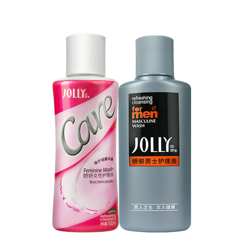 京东超市娇妍（JOLLy） 护理液 情侣装(女护理护理液100ml+男士护理液100ml)私处洗液 私密护理（新老包装随机发放）