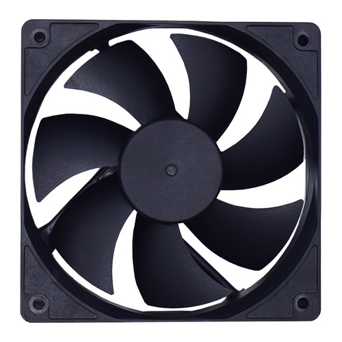 欧元素（OUYUANSU） 旋风侠台式机电脑机箱风扇12cm主机散热风扇七彩LED变色发光静音12V 黑框无灯静音版