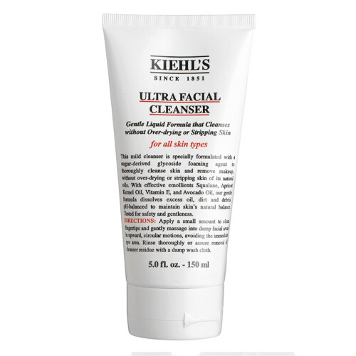 科颜氏（Kiehl's）高保湿洁面啫喱150ml（洗面奶洁面乳 温和清洁不紧绷）