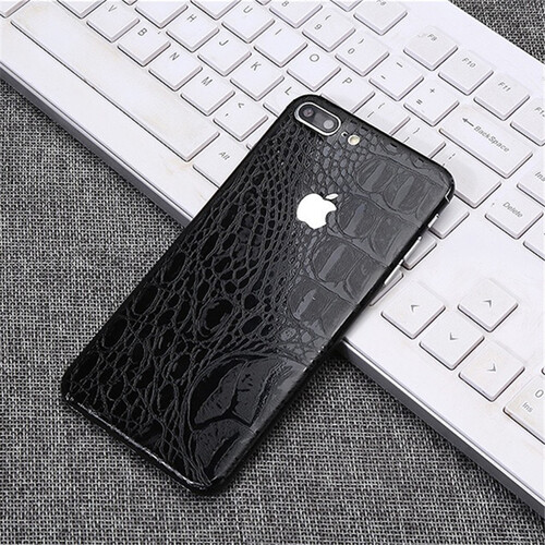 轩致 苹果7背膜6s手机保护膜iphone7plus后膜鳄鱼皮纹6p全包膜个性彩膜贴纸 iPhone7P 鳄鱼纹背膜（买一送一）